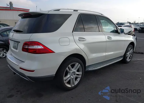 2014 Mercedes-Benz Ml 350 from USA, damaged, VIN 4JGDA5JBXEA339843